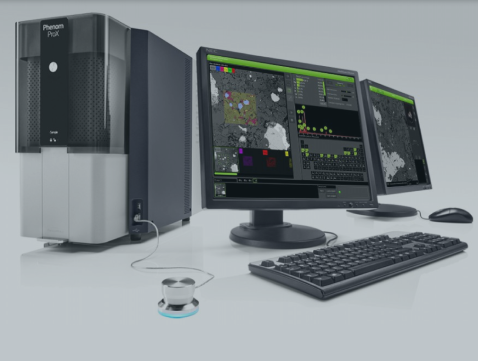 Software Elemental Mapping para SEM de bancada Phenom